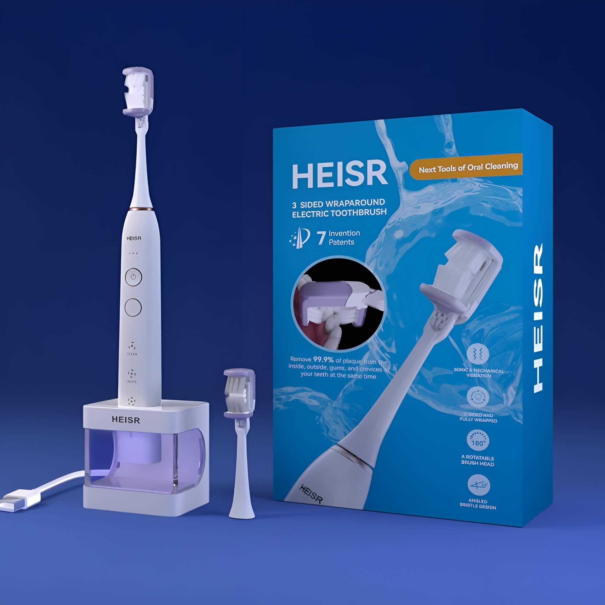 HEISR X1 Pro 3-Sided Electric Toothbrush