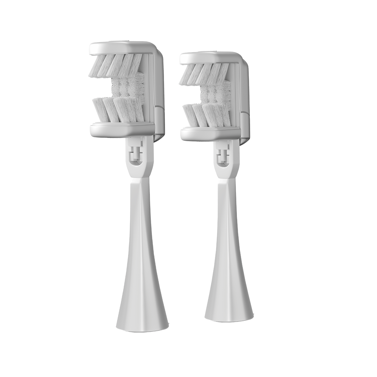 HEISR 3-Sided Replacement Brush Heads - 2-Pack