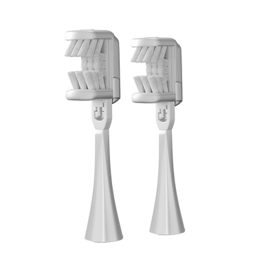 HEISR 3-Sided Replacement Brush Heads - 2-Pack